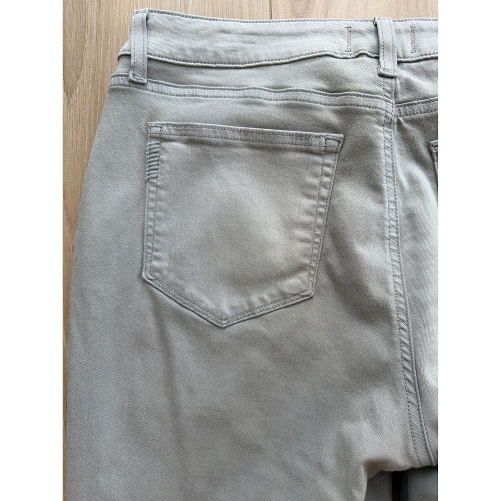 Paige Brigitte Slim Straight Leg Jeans Taupe Grey‎ Mens 31 Stretch Denim Pants - Picture 6 of 8